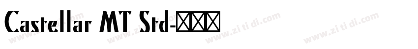 Castellar MT Std字体转换